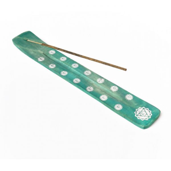 Підставка під аромапалички з дерева манго Лижа Чакра Салатова