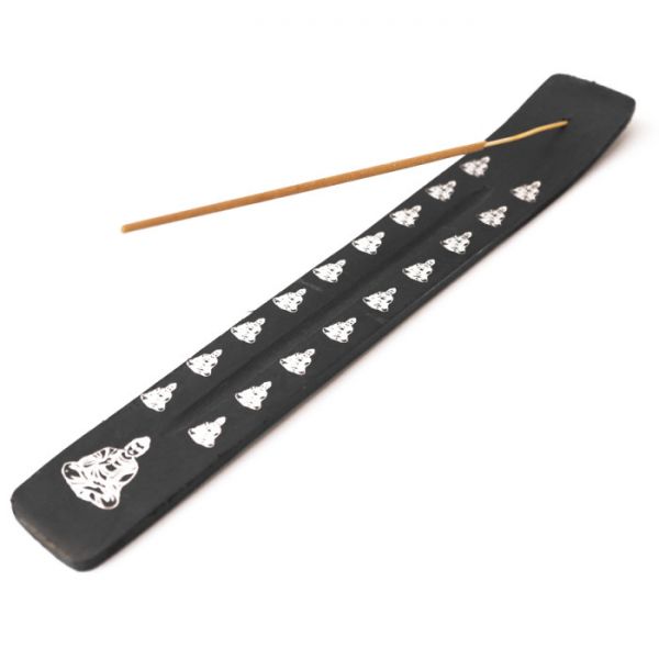 Підставка під аромапалички з дерева Манго ЛИЖА Чорна Будда