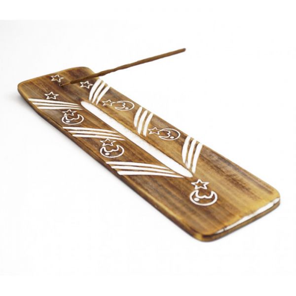 Підставка під аромапалички з дерева манго ЛИЖА широка