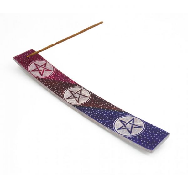 Підставка під аромапалички кам'яна Лижа "Пентакль"