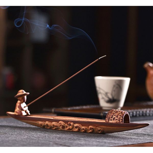 Підставка під аромапалички керамічна  ЧОВНИК