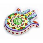 Подставка под аромапалочки  Рука Фатимы Ом №2 терракот