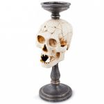 Свічник на 1 свічку "Череп" полістоун