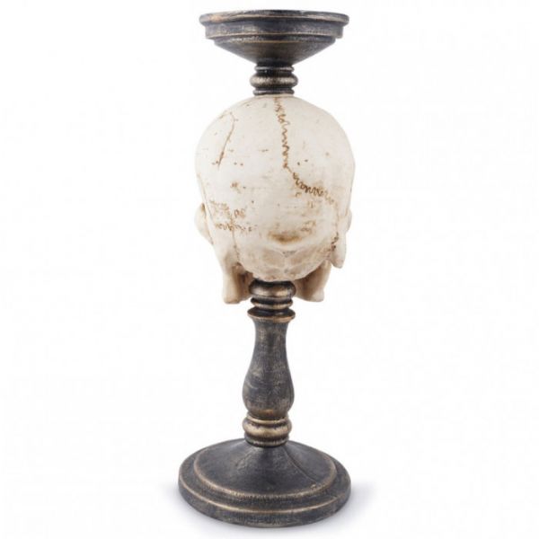 Свічник на 1 свічку "Череп" полістоун