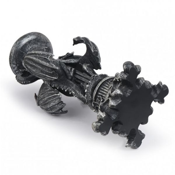 Свічник на 1 свічку "Два дракони" полістоун