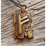 Підвіска Руна Феху бронза