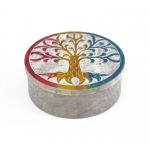 Шкатулка кам'яна кругла "Древо життя"