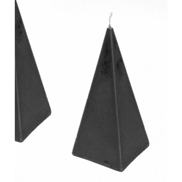 Свічка ПІРАМІДА чорна