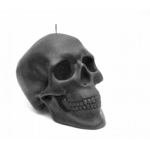 Свічка  воскова ЧЕРЕП ЧОРНИЙ