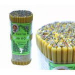 Свічки воскові церковні пучок 1 кг ( 167 шт) Натуральний колір №60