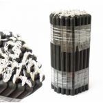 Свічки бажань малі 1 кг Чорні (h = 19см)