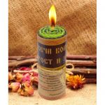 Волшебная свеча "Рост и Защита" 8,5см