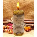 Волшебная свеча Роза  8,5см