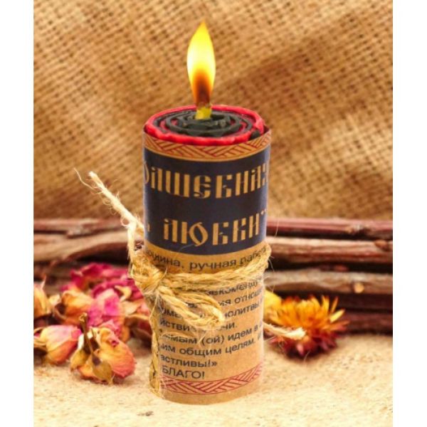 Чарівна свічка "Спіраль Кохання" 8,5 см