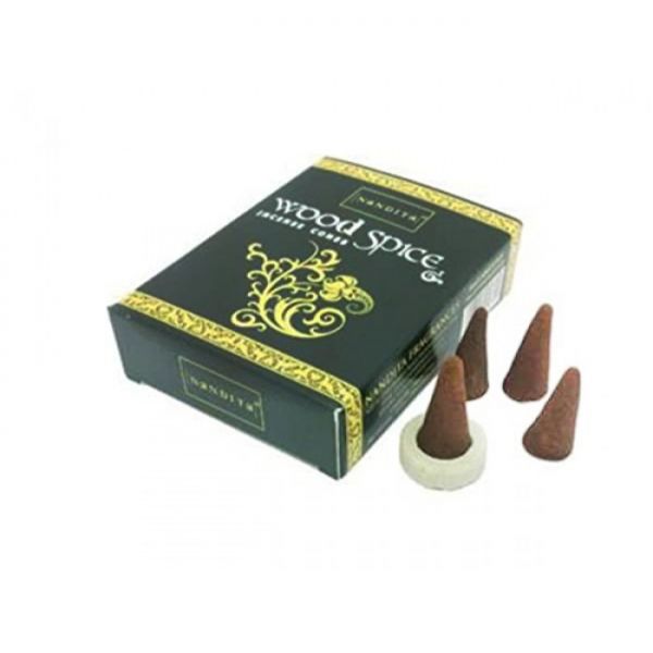 Аромаконуси Деревна спеція Нандита Nandita Cone Wood Spice
