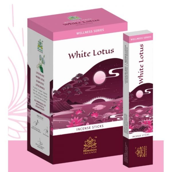 Аромапалички пилкові Himalaya Wellness White Lotus 15 грам Білий лотос
