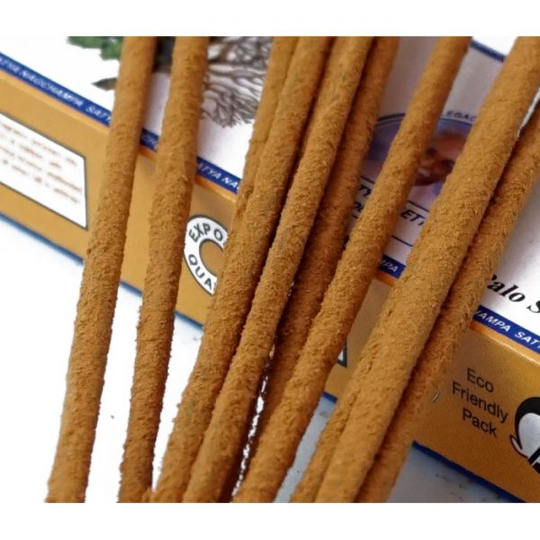 Аромапалочки пыльцевые  натуральные Пало Санто Satya Premium Palo Santo (плоская пачка)