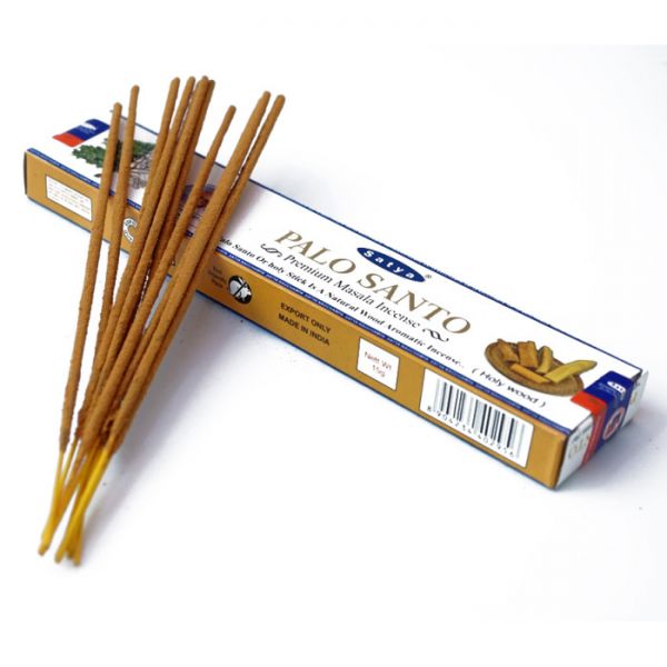 Аромапалочки пыльцевые  натуральные Пало Санто Satya Premium Palo Santo (плоская пачка)