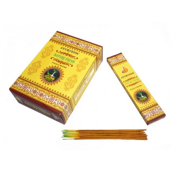 Аромапалочки пыльцевые натуральные Свежесть природы Ayurvedic Nature Fresh (плоская пачка)