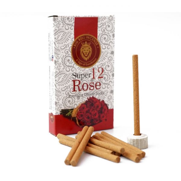 Ароматичні палички BIG BELL Dhoop Rose 10 паличок Троянда