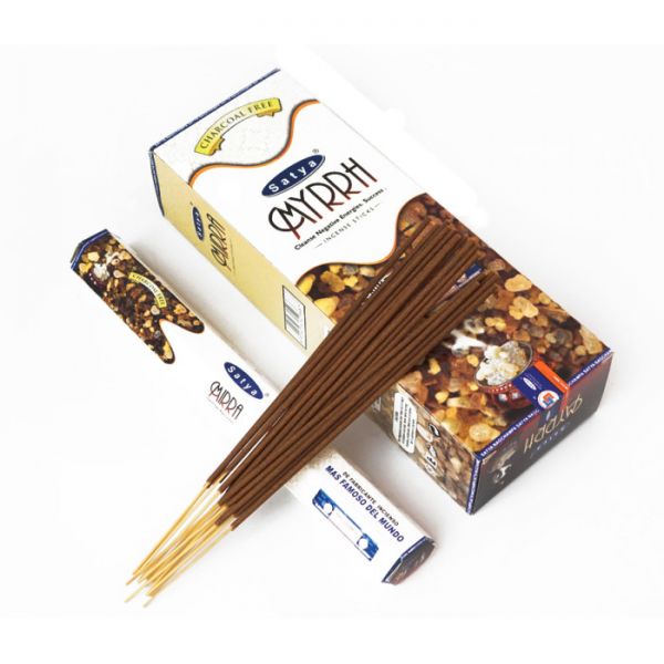 Ароматические палочки SATYA MYRRH Мирра (шестигранник)