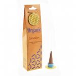 Пахощі ароматичні конуси з керамічною підставкою Лаванда ORGANIC GOODNESS