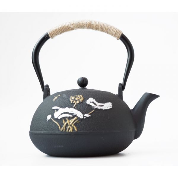 Чайник чугунный Тэцубин с ситом Стрекоза 1100мл