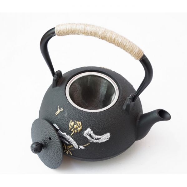 Чайник чугунный Тэцубин с ситом Стрекоза 1100мл