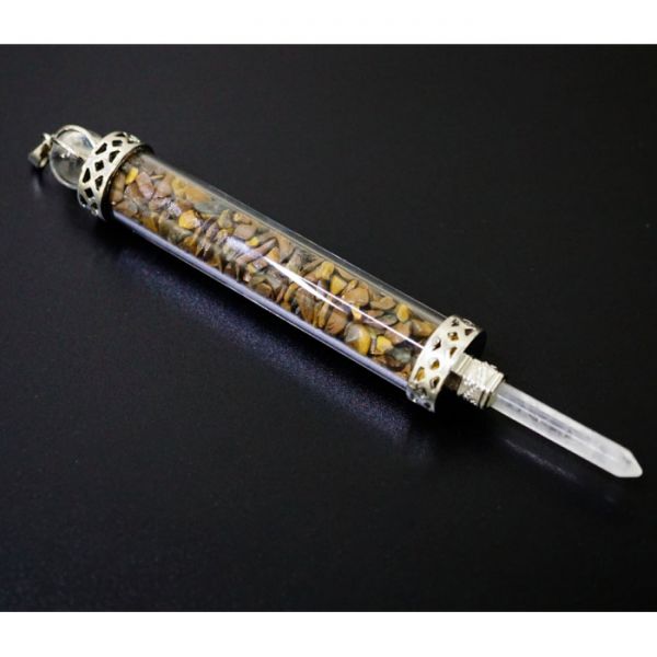 Чакральний жезл з кам'яною крихтою Тигрове око