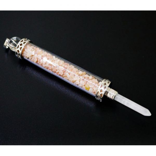 Чакральний жезл з кам'яною крихтою Турмалін