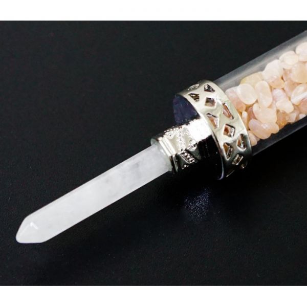 Чакральний жезл з кам'яною крихтою Турмалін