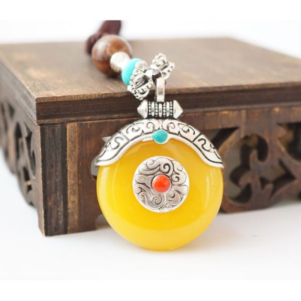 Кулон у тибетському стилі МЕЛОНГ №4
