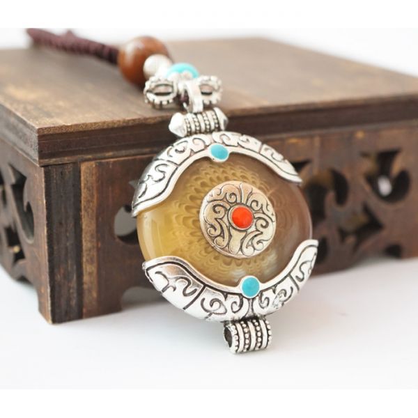 Кулон у тибетському стилі МЕЛОНГ №1