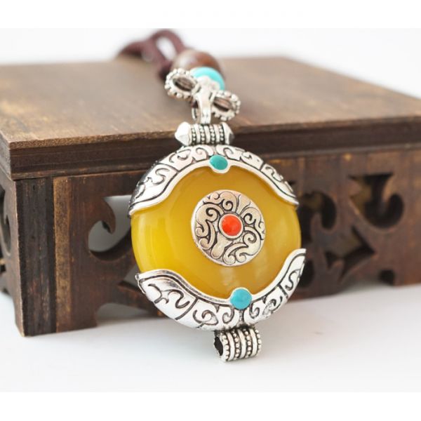 Кулон у тибетському стилі МЕЛОНГ №3