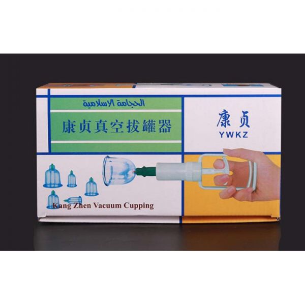 Набор массажных банок 6 штук  с вакуумным пистолетом