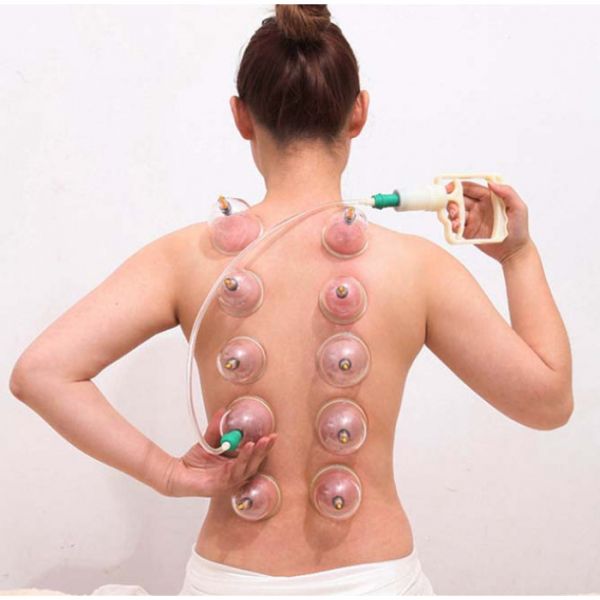 Набор массажных банок 6 штук  с вакуумным пистолетом