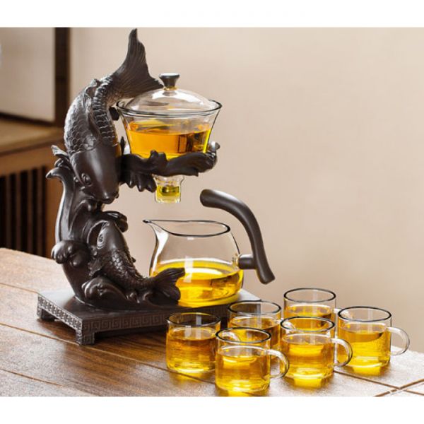 Сервіз ЛІНІВИЙ ЧАЙ "КАРПИ"+ 6 ЧАШОК  350 мл