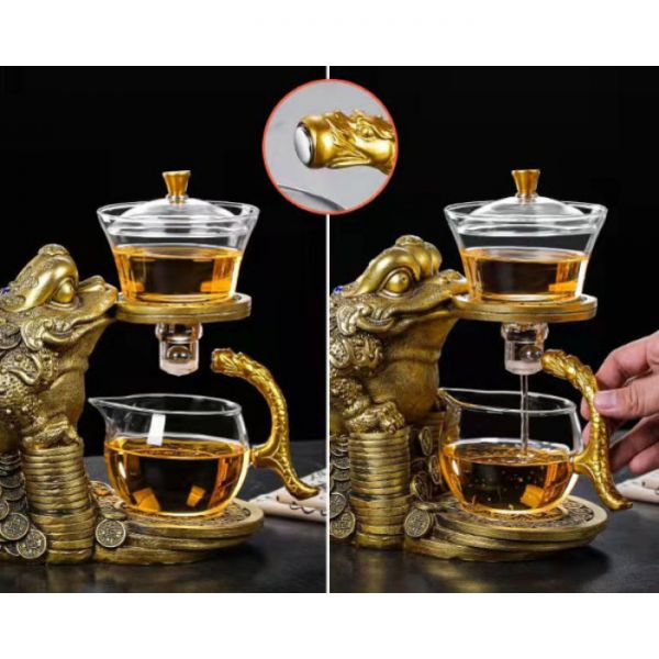 Сервіз ЛІНИВИЙ ЧАЙ "ЖАБА БАГАТСТВА" 350 мл