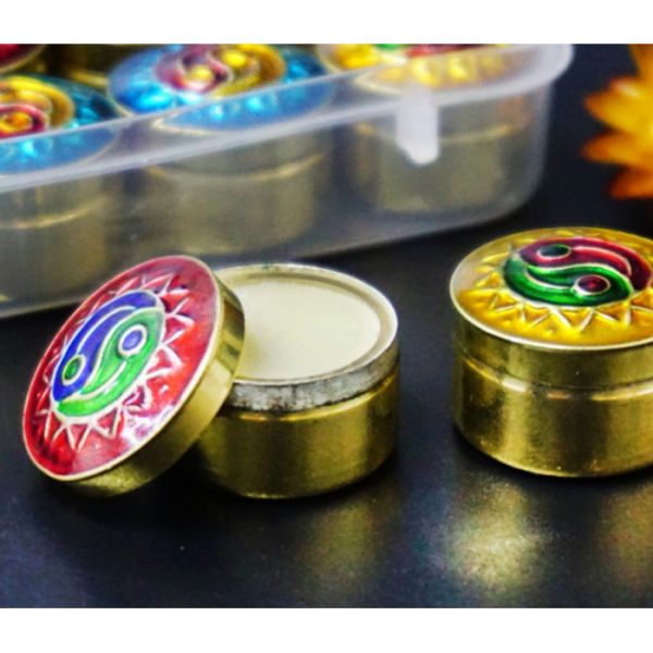 Сухие духи в латунной баночке  JASMINE ORIENT Восточный Жасмин 4 гр