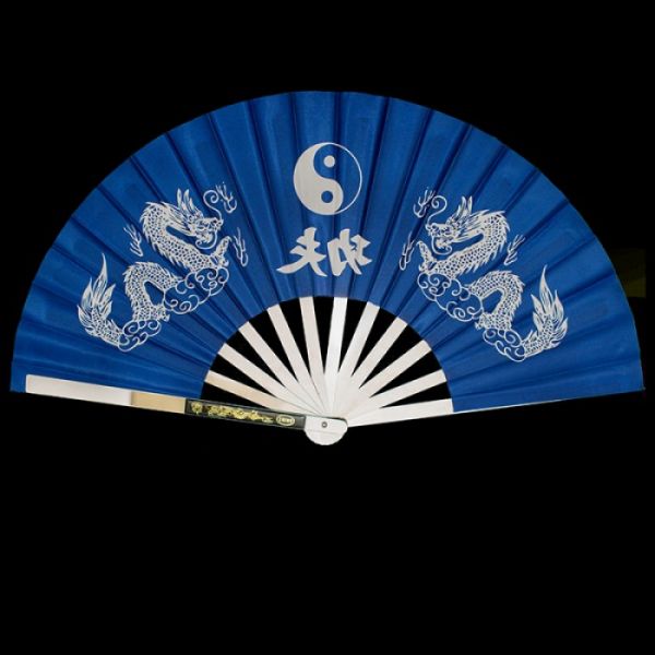 Віяло для традиційного і спортивного ушу Синій