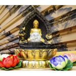 Водоспад настільний з полістоуну Будда №3