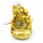 Водоспад настільний з полістоуну Фен Шуй Грошовий достаток + акваріум №1